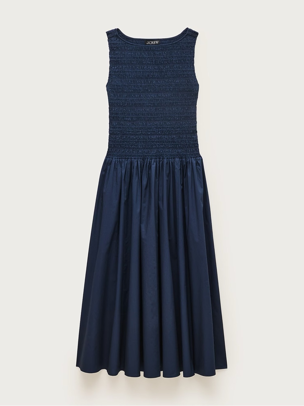 J. Crew Lina smocked midi dress